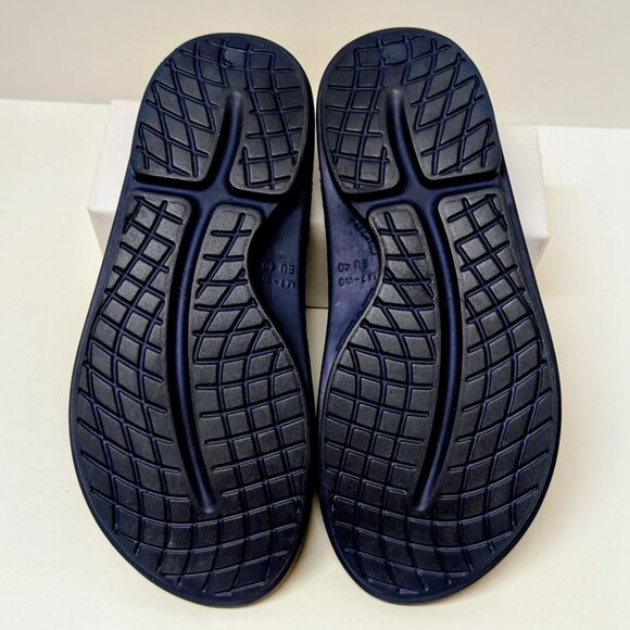 OOFOS Ooahh Unisex Slides Navy - Style 1100 main image 10